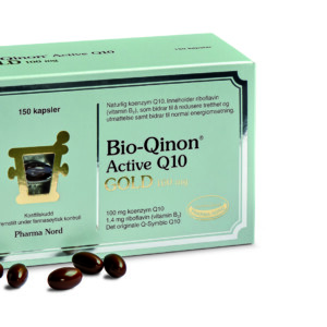 Bio-Qinon Active Q10 Gold 100 mg (150 kapsler)